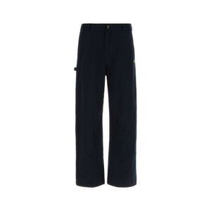 Loewe Men Navy Blue Twill Pant